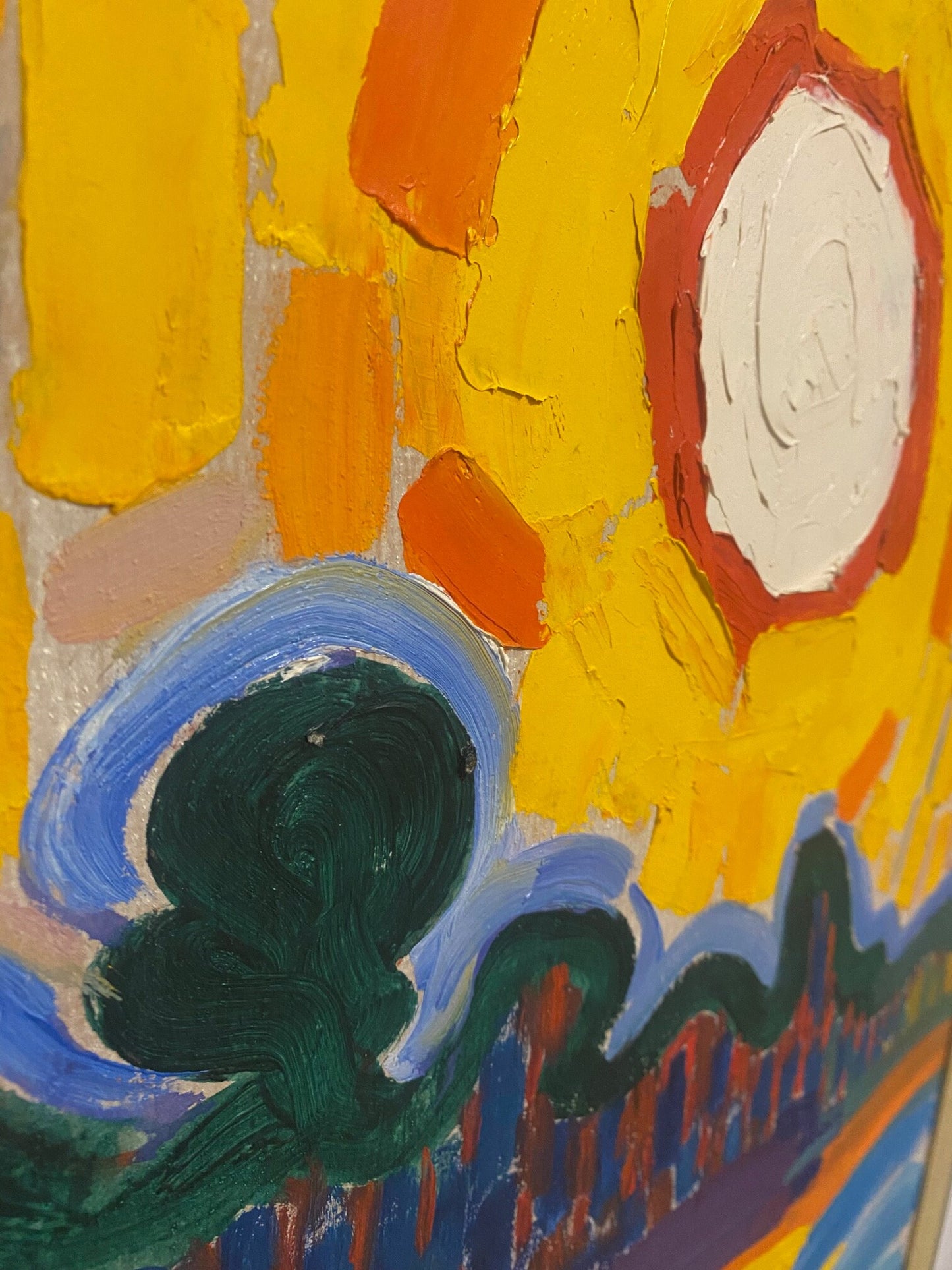 Landschaft hell die Sonne. 1968.