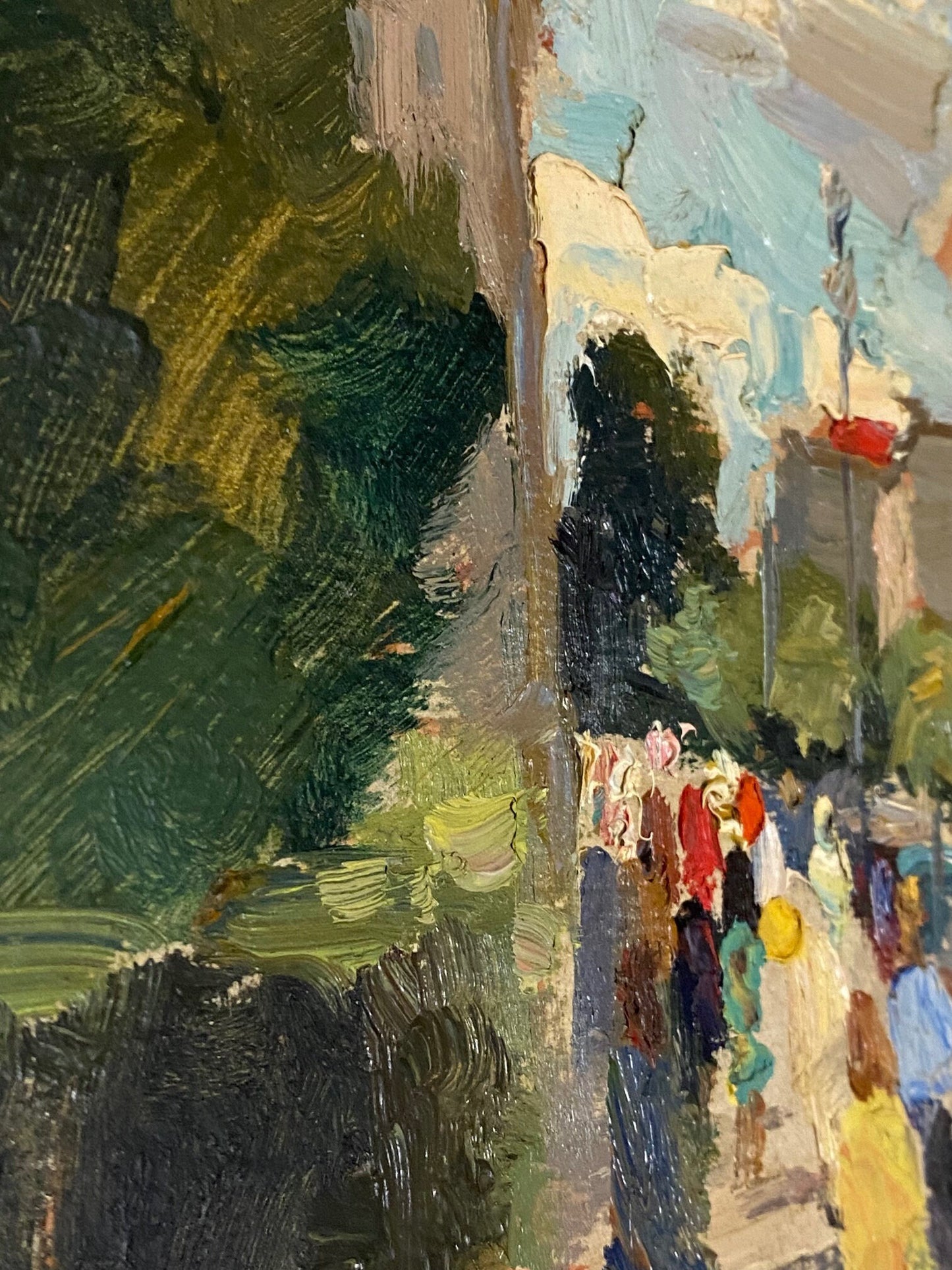 Vintage Stadtbild Hauptstraße von Kiew. 1957.
