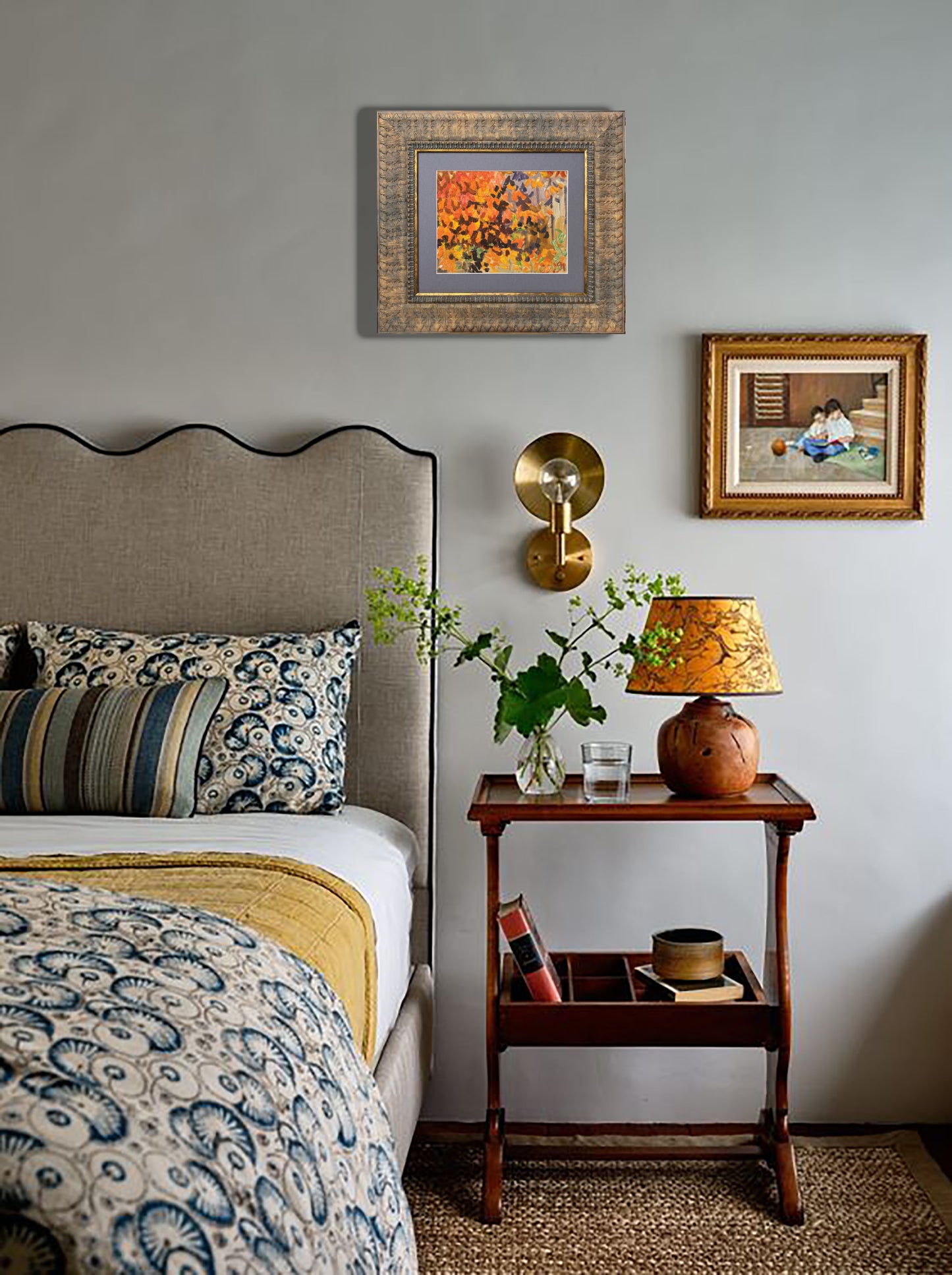 Abstraktes Herbstmotiv. 1980er Jahre.