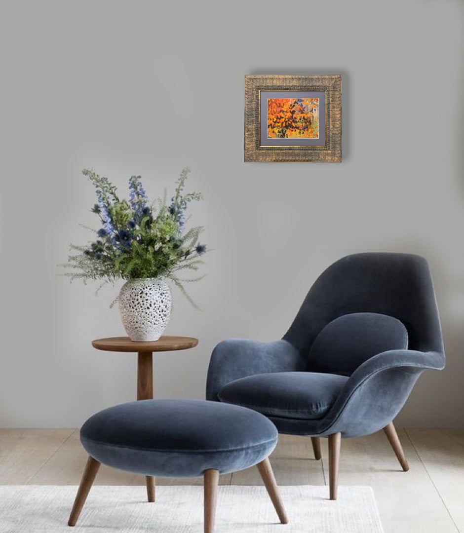 Abstraktes Herbstmotiv. 1980er Jahre.