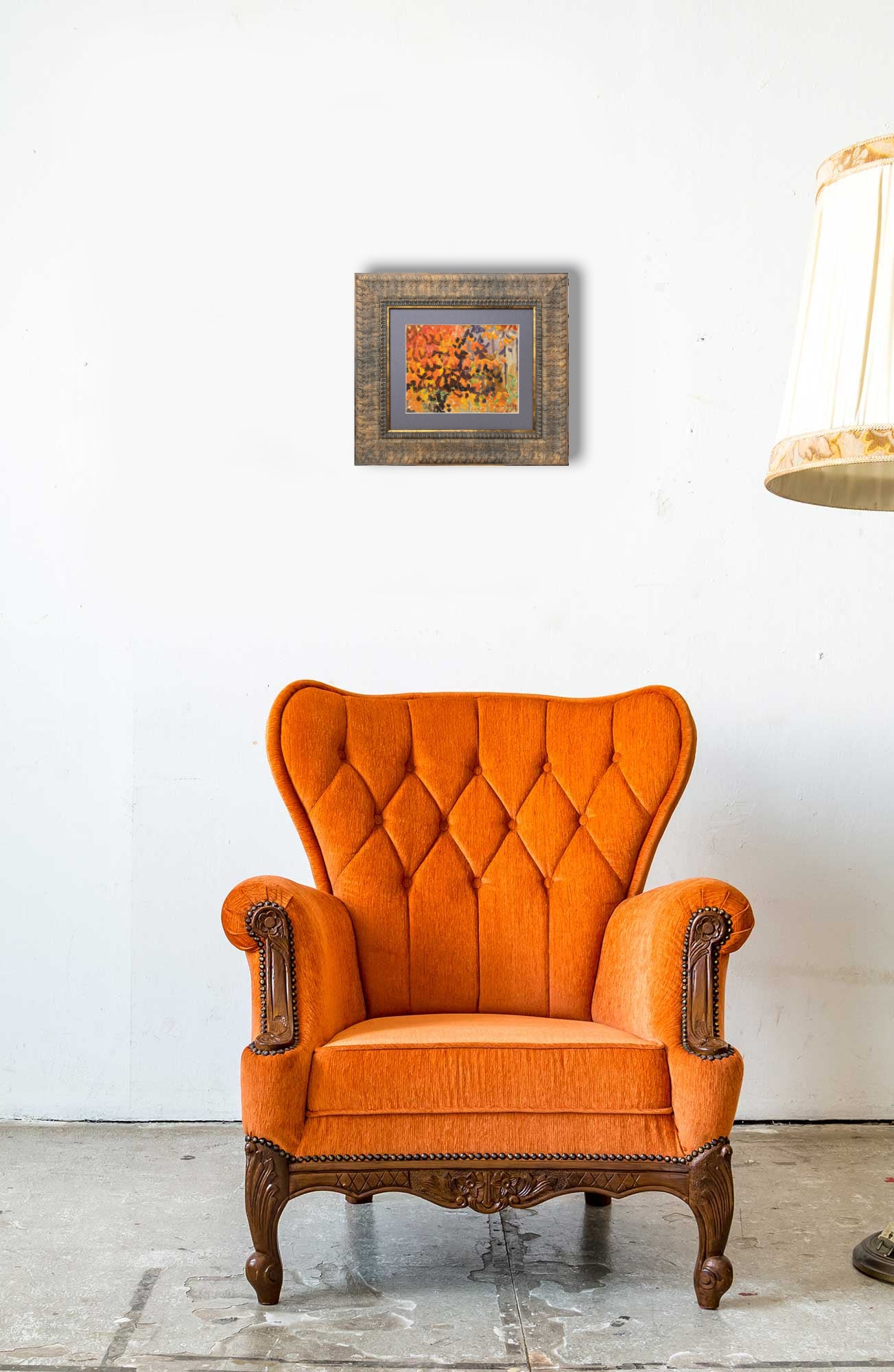 Abstraktes Herbstmotiv. 1980er Jahre.