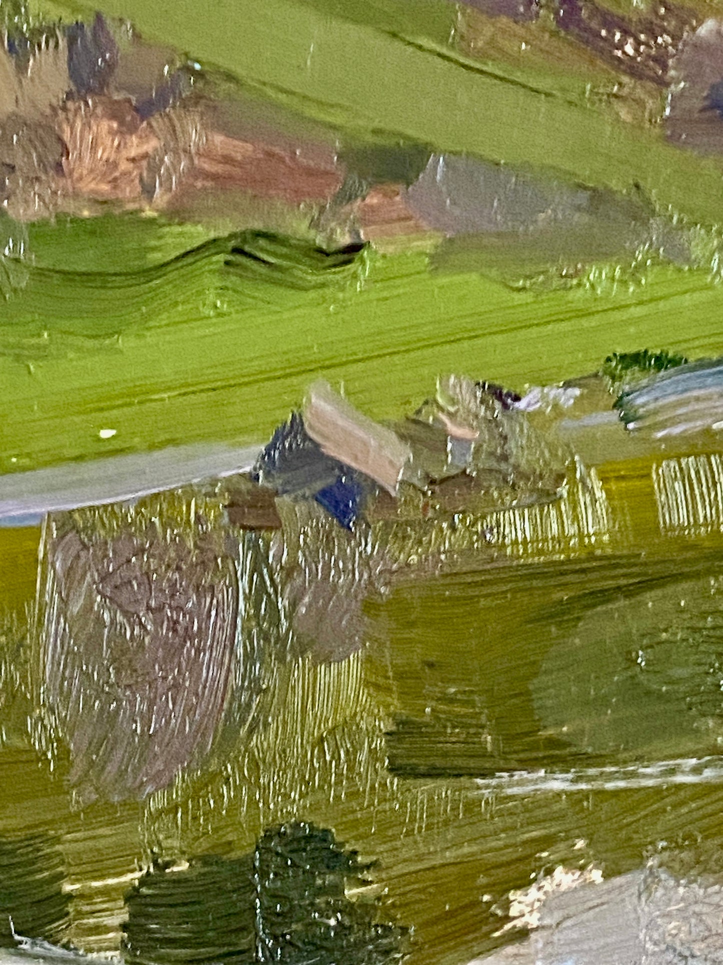 Flusslandschaft. 1970er Jahre.