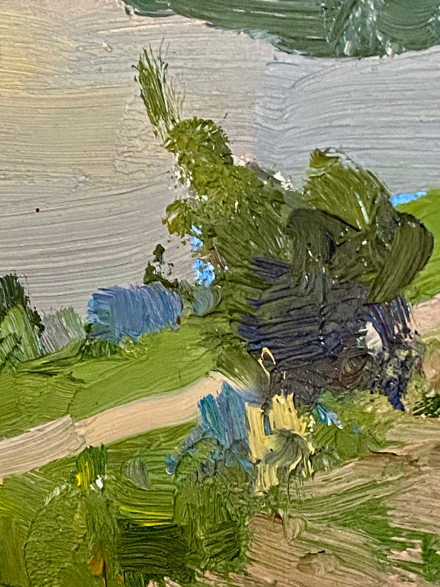 Flusslandschaft. 1970er Jahre.