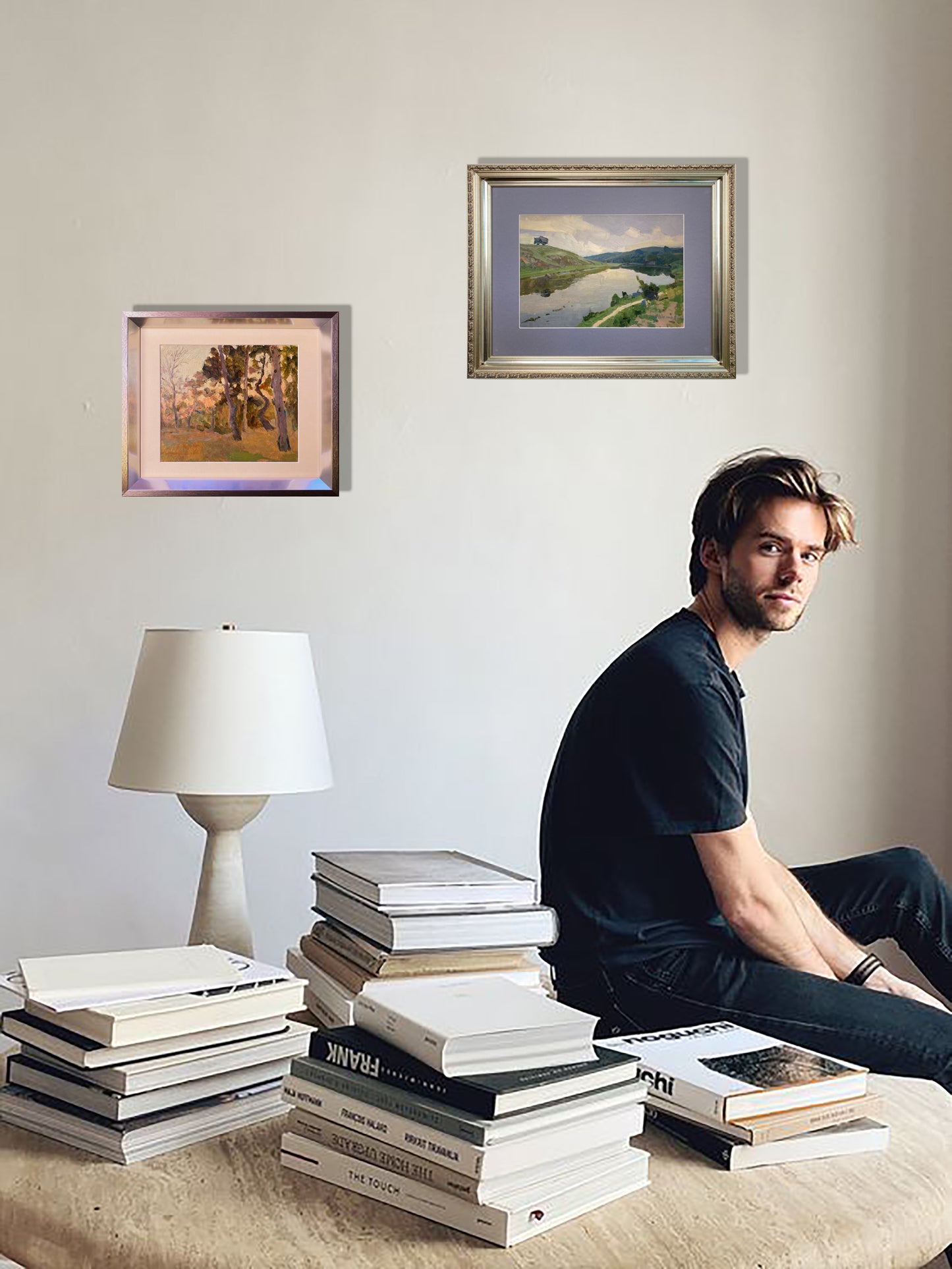 Flusslandschaft. 1970er Jahre.