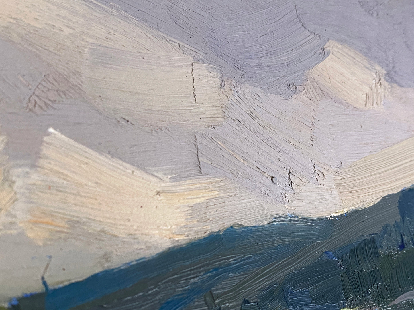 Flusslandschaft. 1970er Jahre.