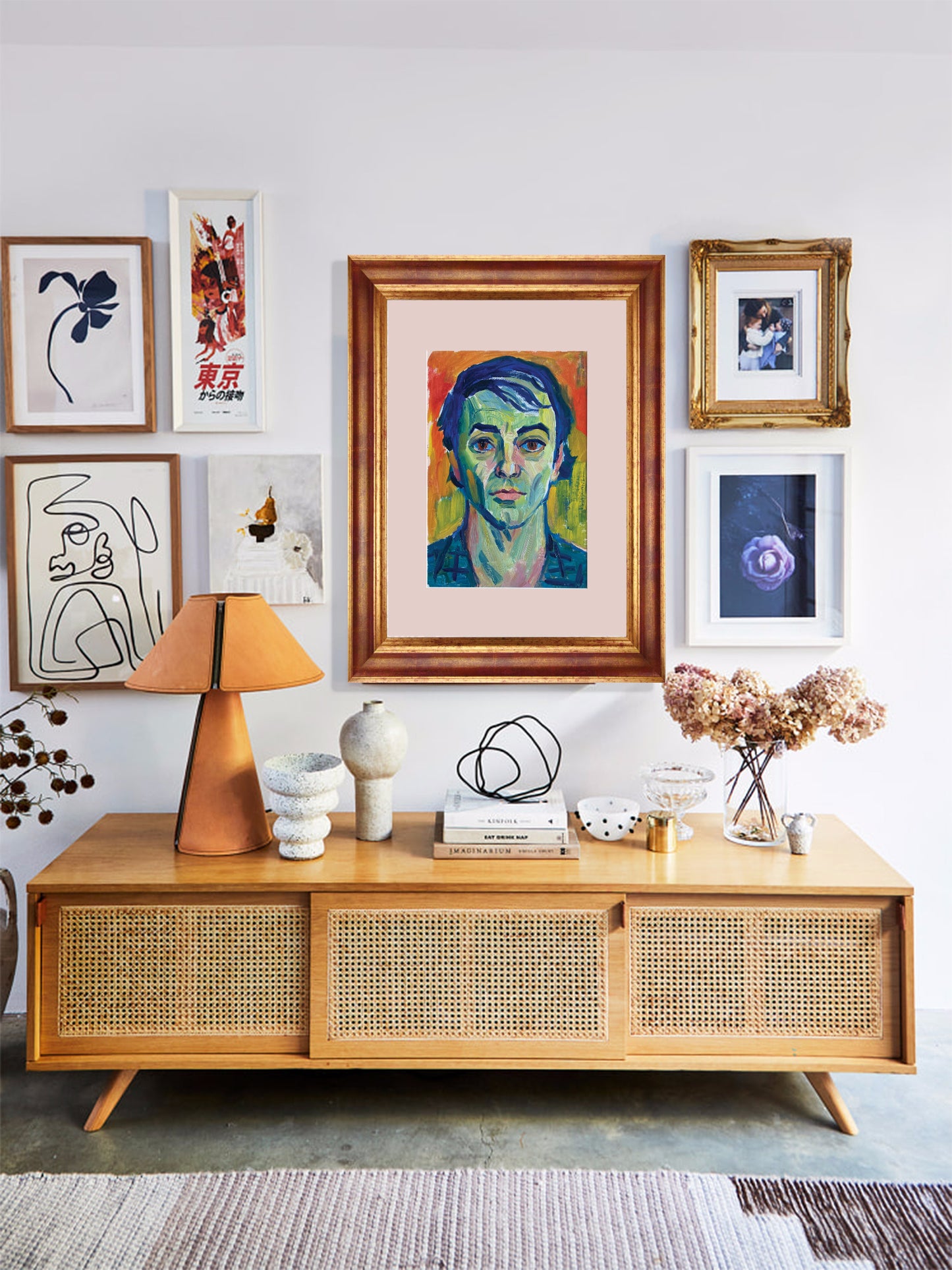 Männliches Porträt. 1976.