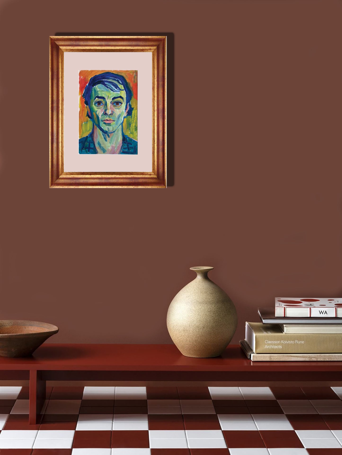 Männliches Porträt. 1976.