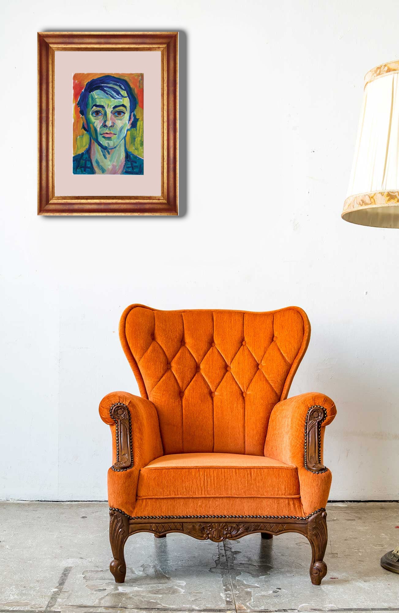 Männliches Porträt. 1976.