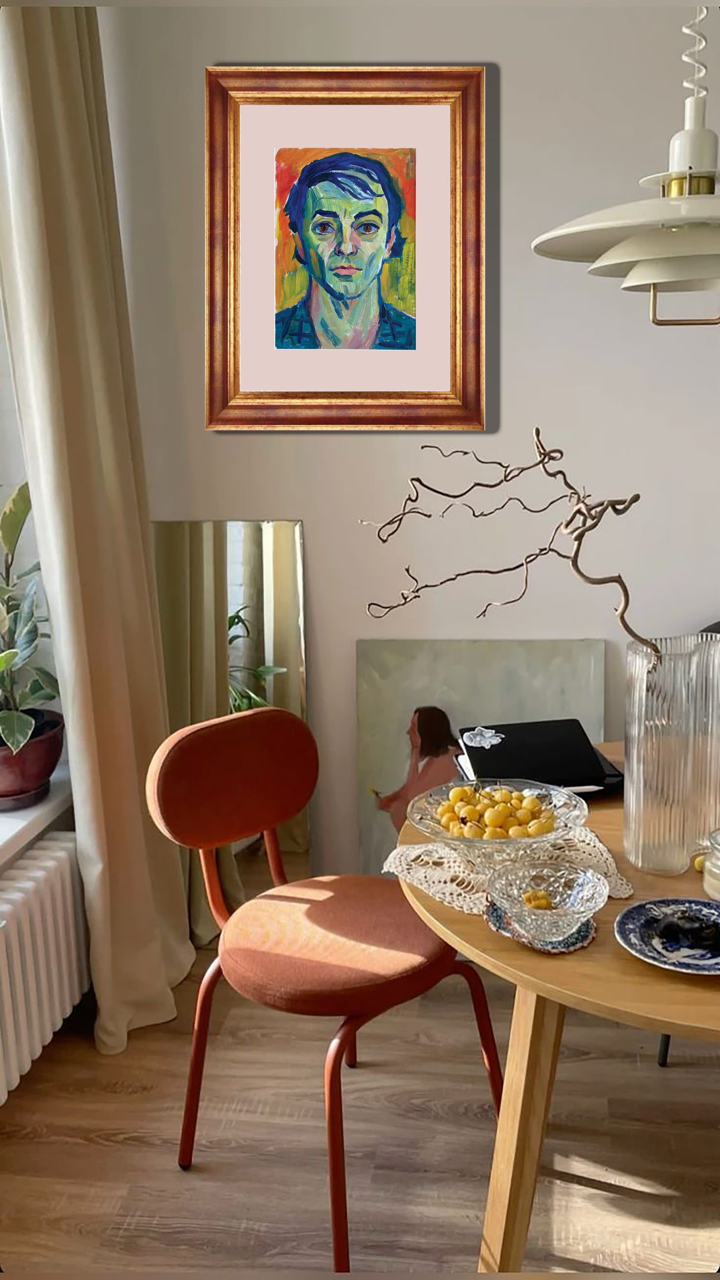 Männliches Porträt. 1976.