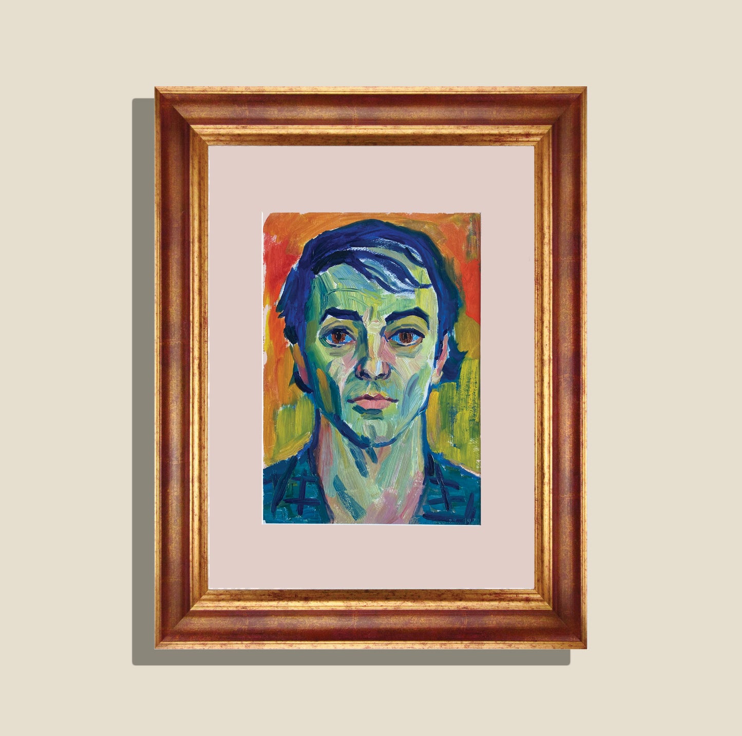 Männliches Porträt. 1976.