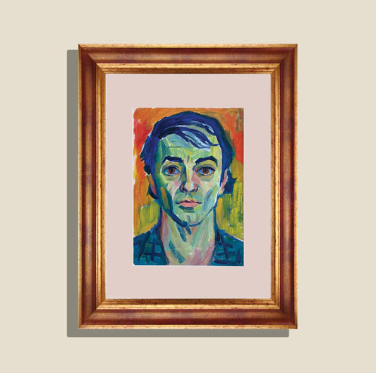 Männliches Porträt. 1976.