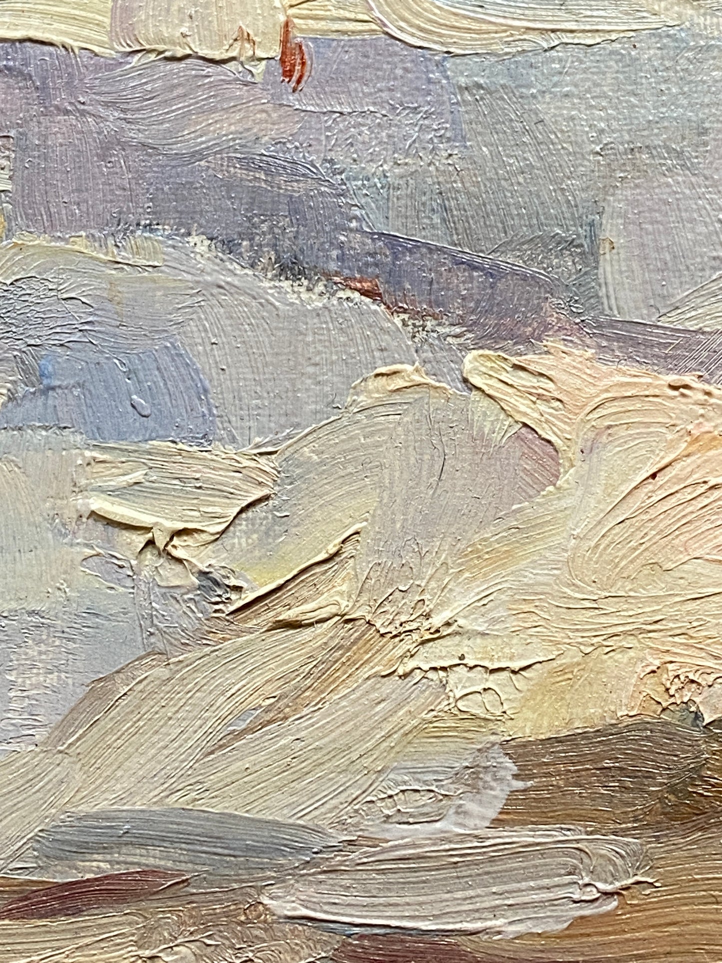 Winterhof. 1970er Jahre.