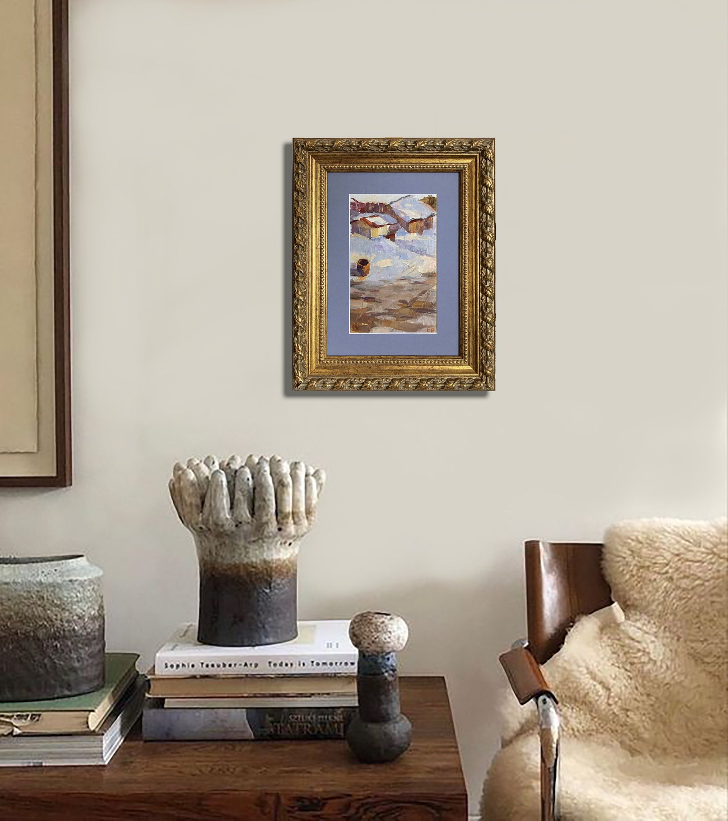 Winterhof. 1970er Jahre.