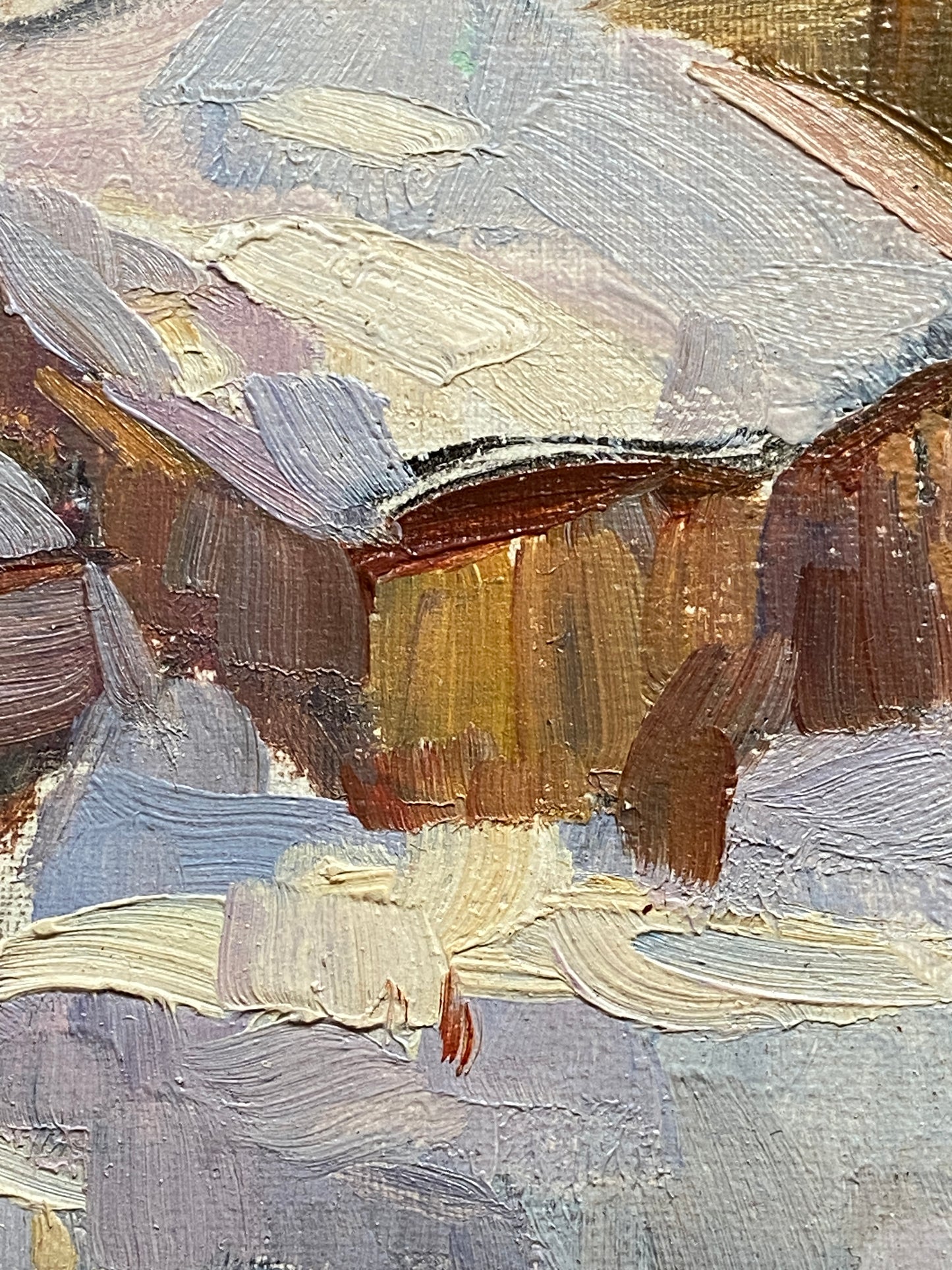 Winterhof. 1970er Jahre.