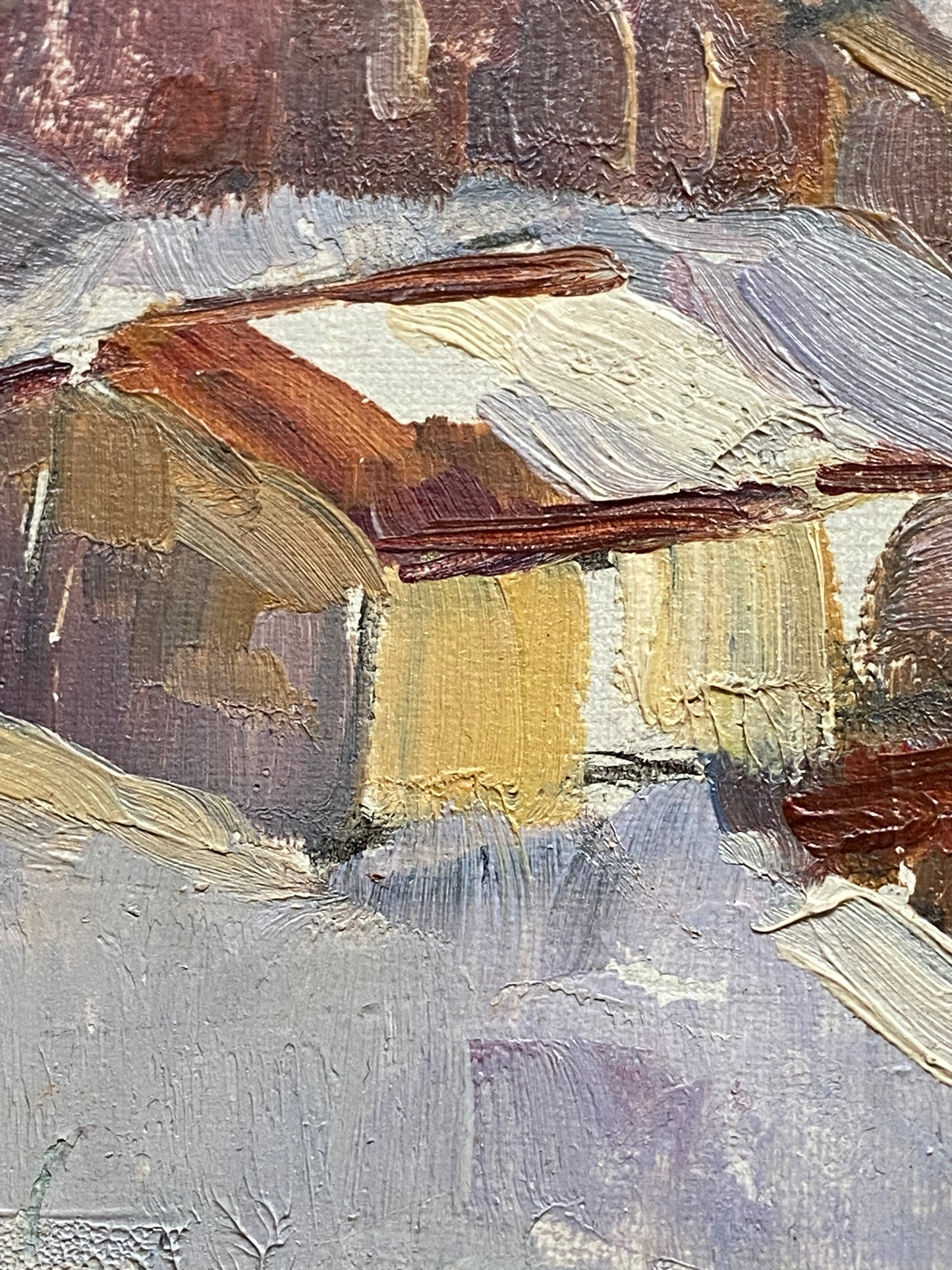 Winterhof. 1970er Jahre.