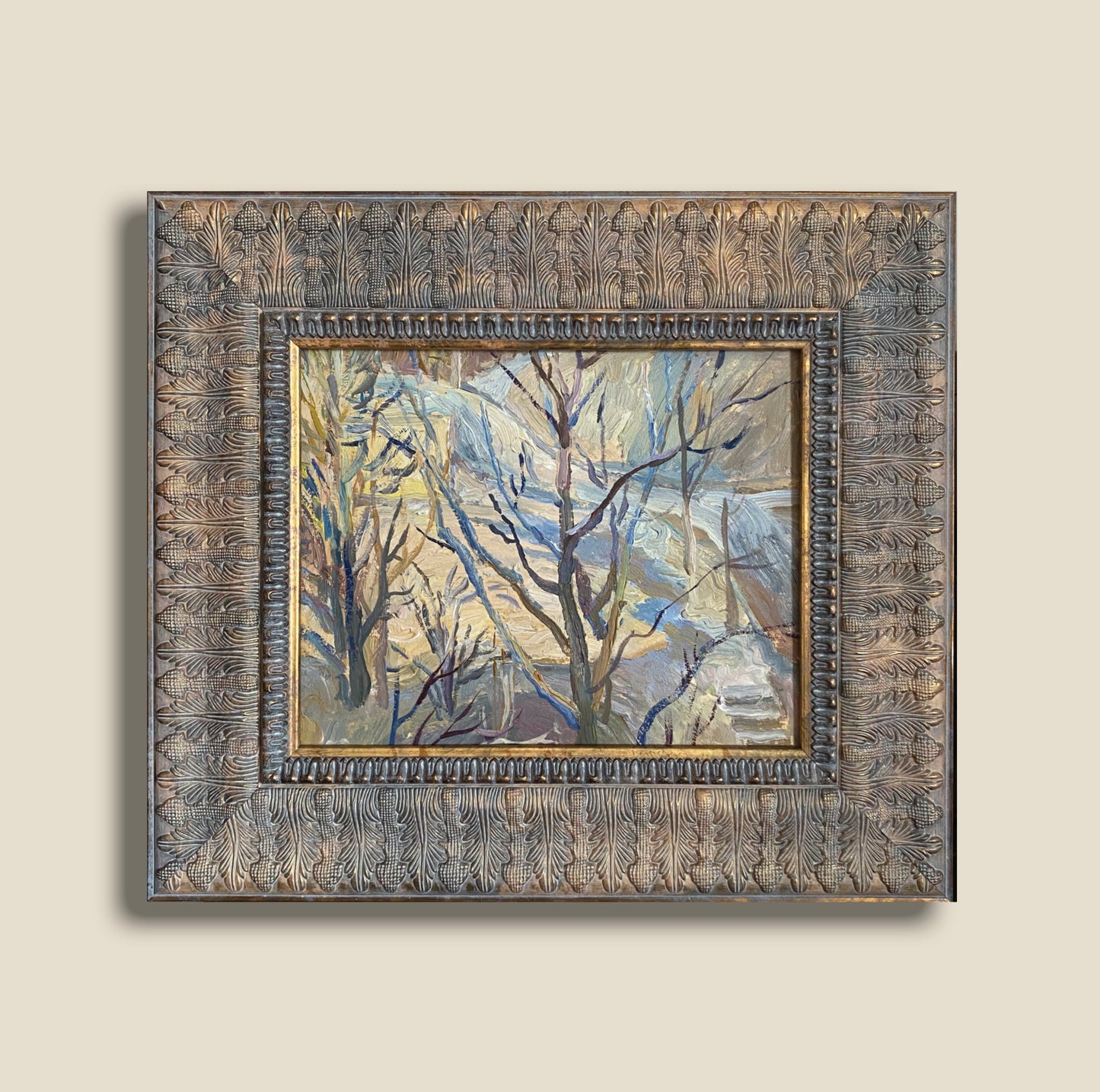 Winterweg. 1980er Jahre.