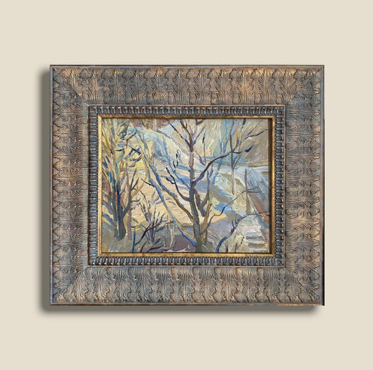 Winterweg. 1980er Jahre.