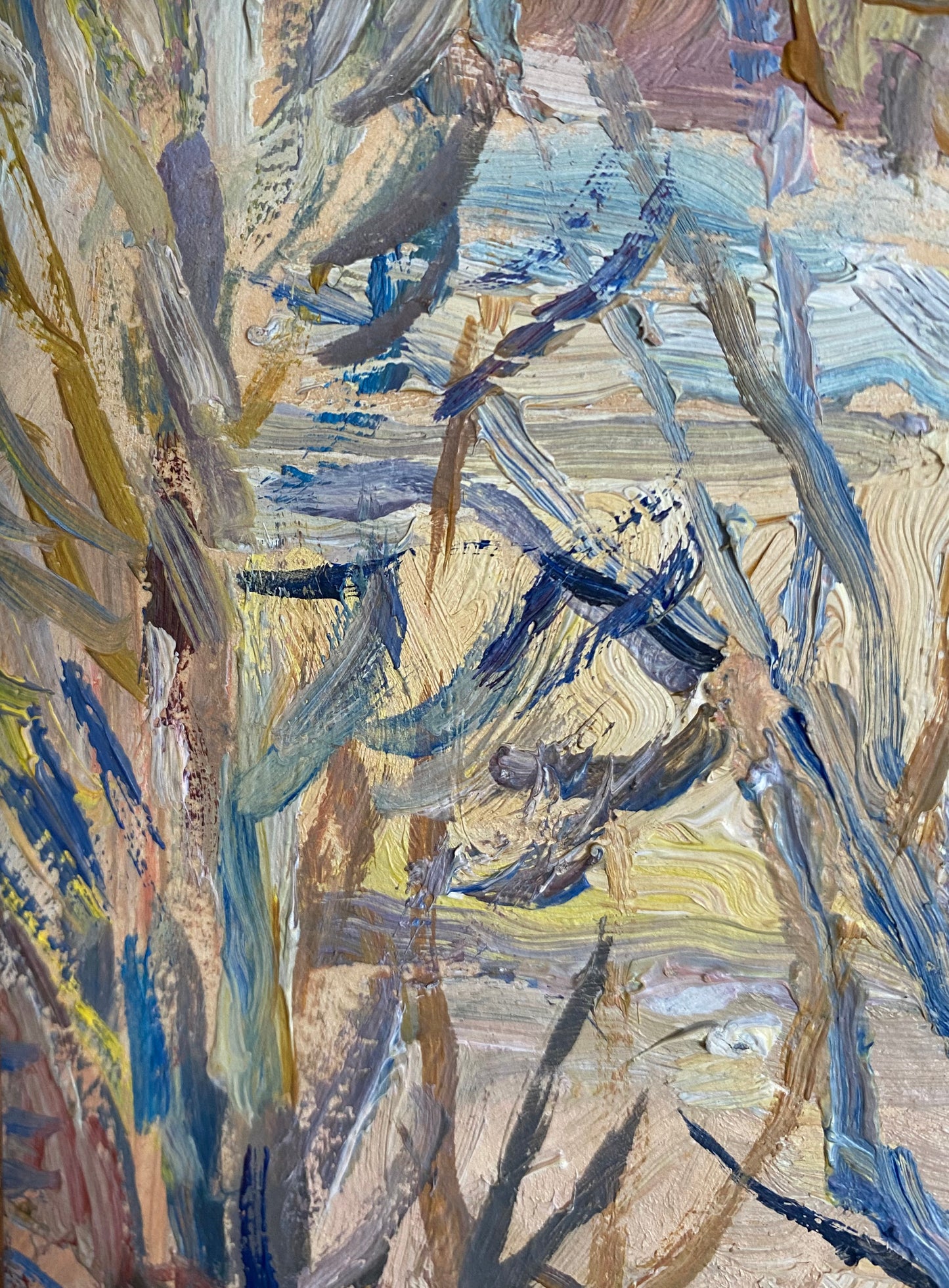 Winterweg. 1980er Jahre.