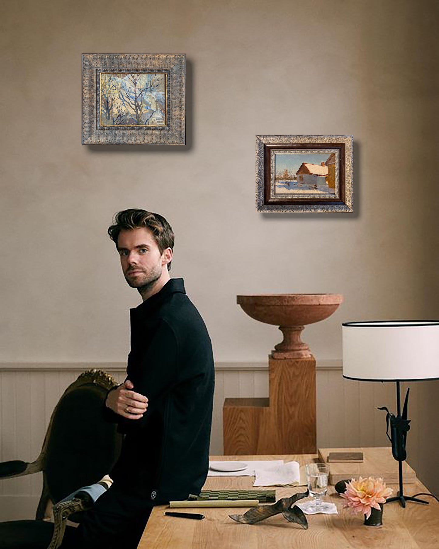 Winterweg. 1980er Jahre.