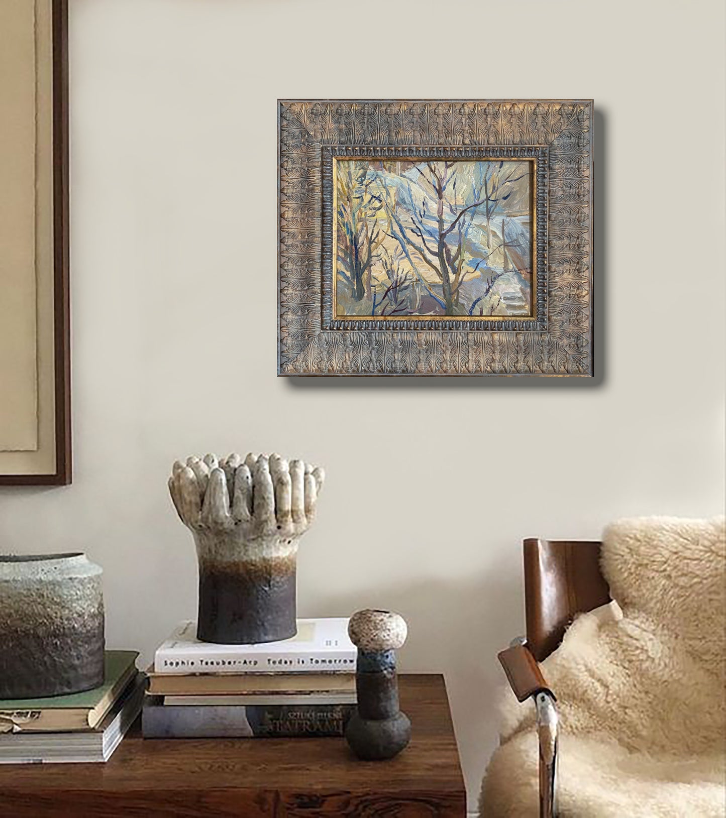 Winterweg. 1980er Jahre.