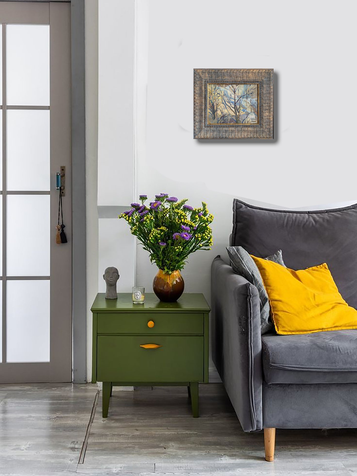 Winterweg. 1980er Jahre.