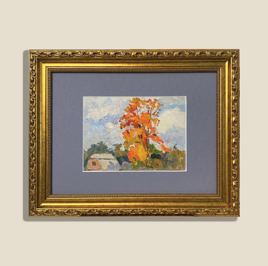Herbstmotiv. 1970er Jahre.