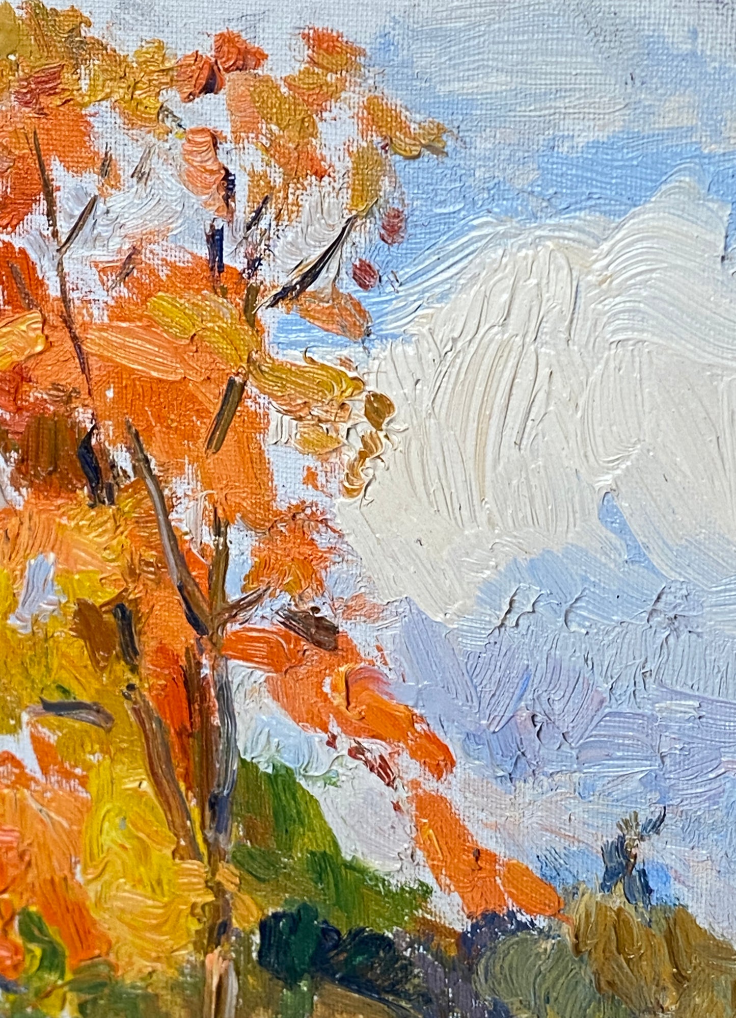 Herbstmotiv. 1970er Jahre.