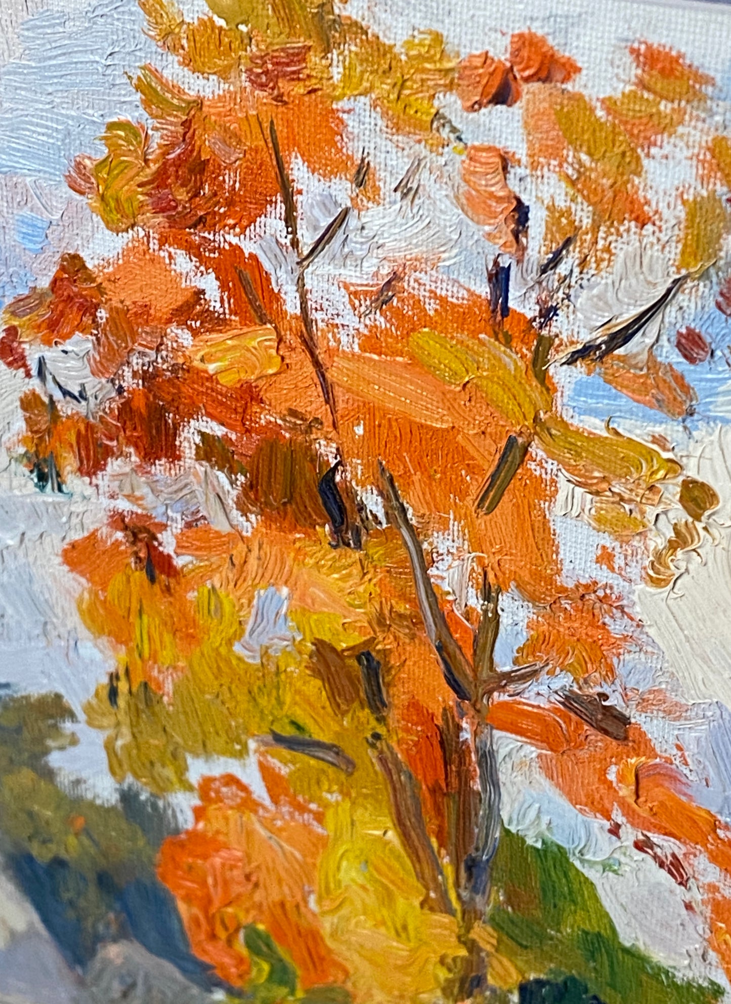 Herbstmotiv. 1970er Jahre.