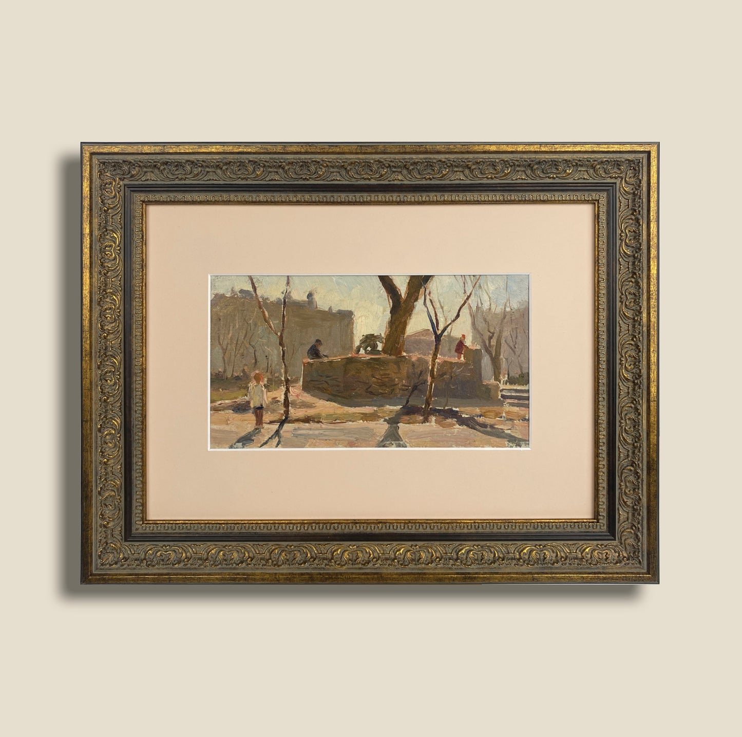 Sonniger Frühlingstag. 1950er.