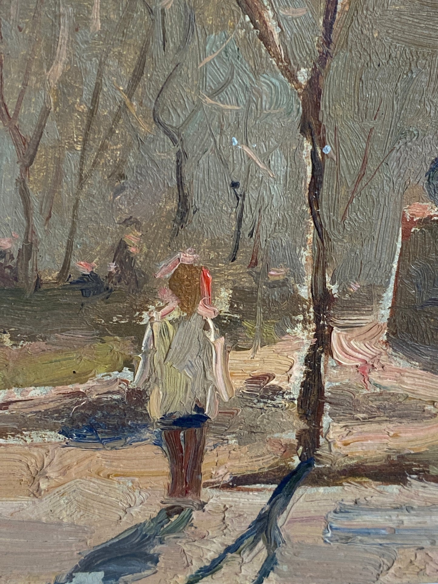 Sonniger Frühlingstag. 1950er.
