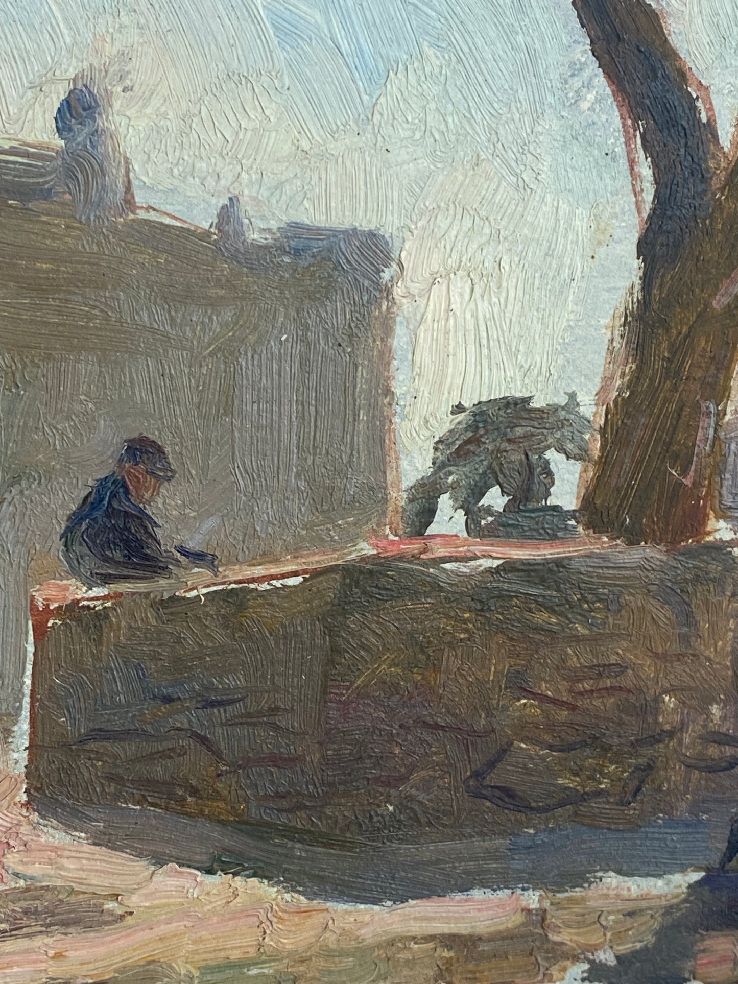 Sonniger Frühlingstag. 1950er.
