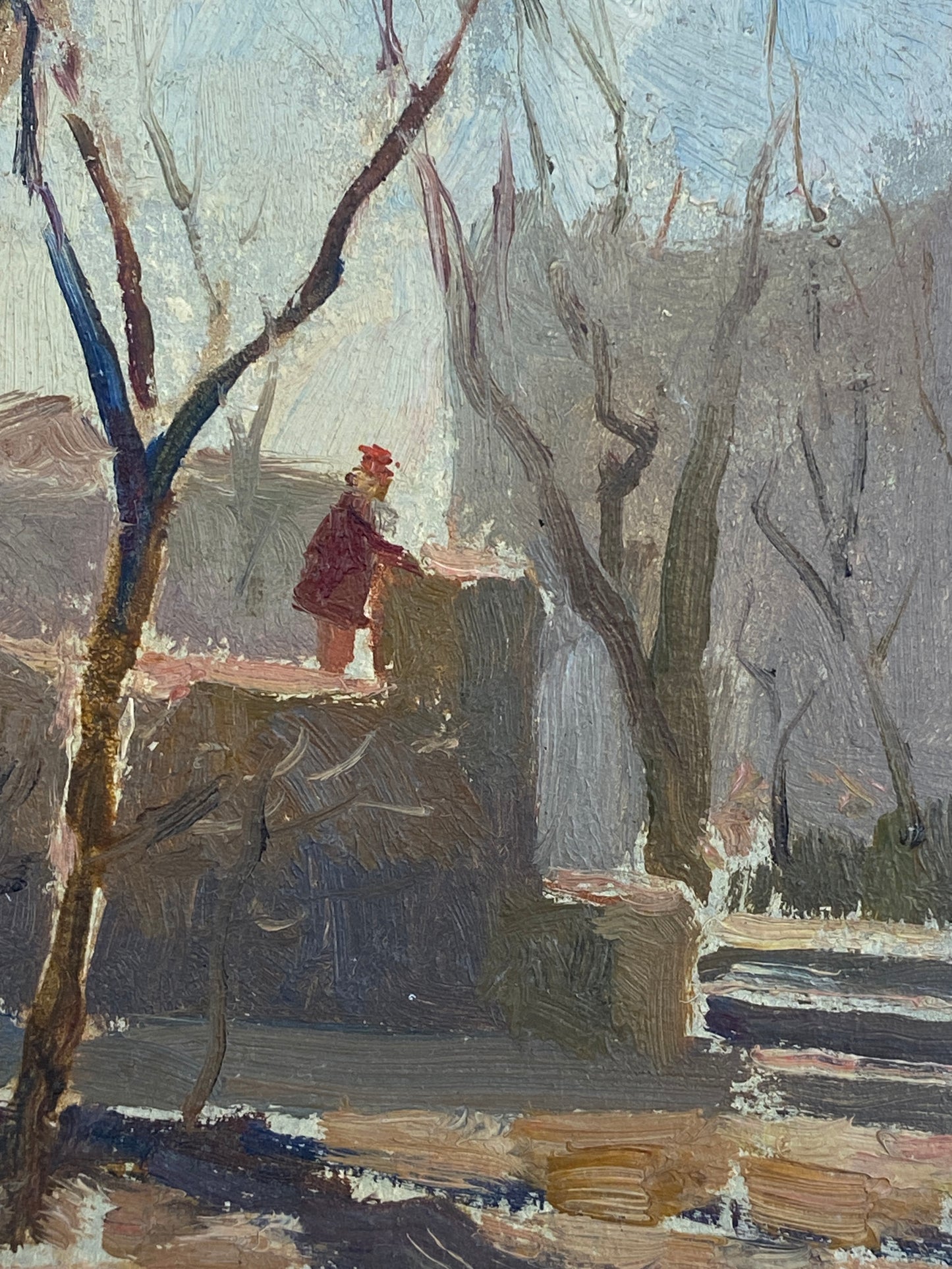 Sonniger Frühlingstag. 1950er.