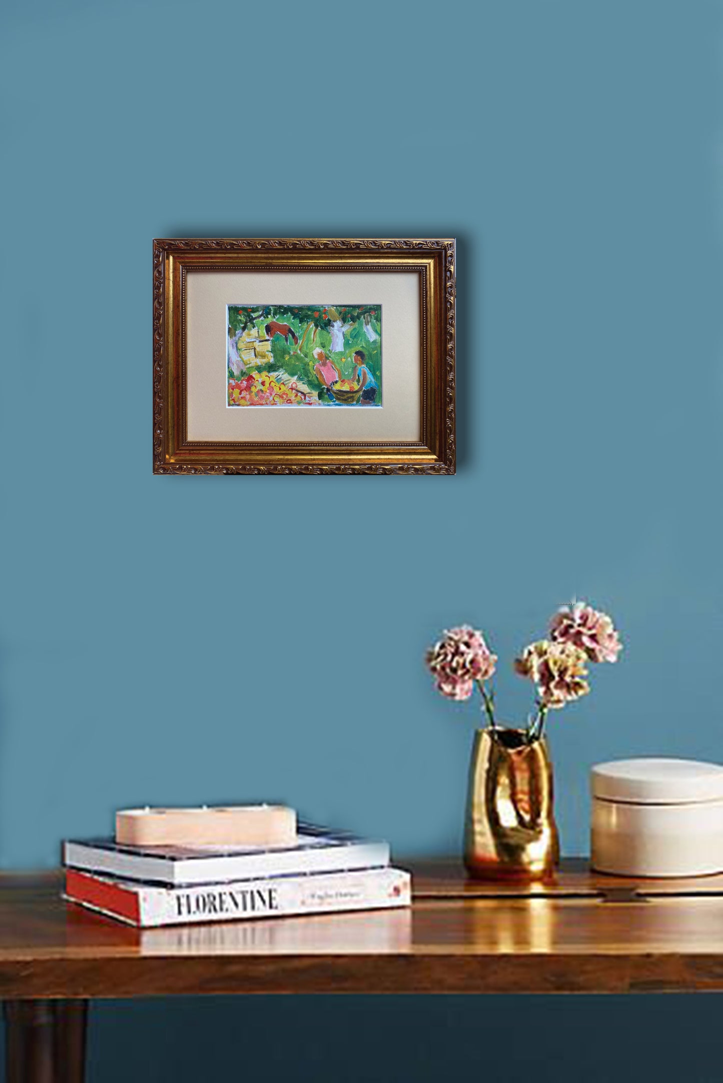 Apfelernte. 1970er Jahre.