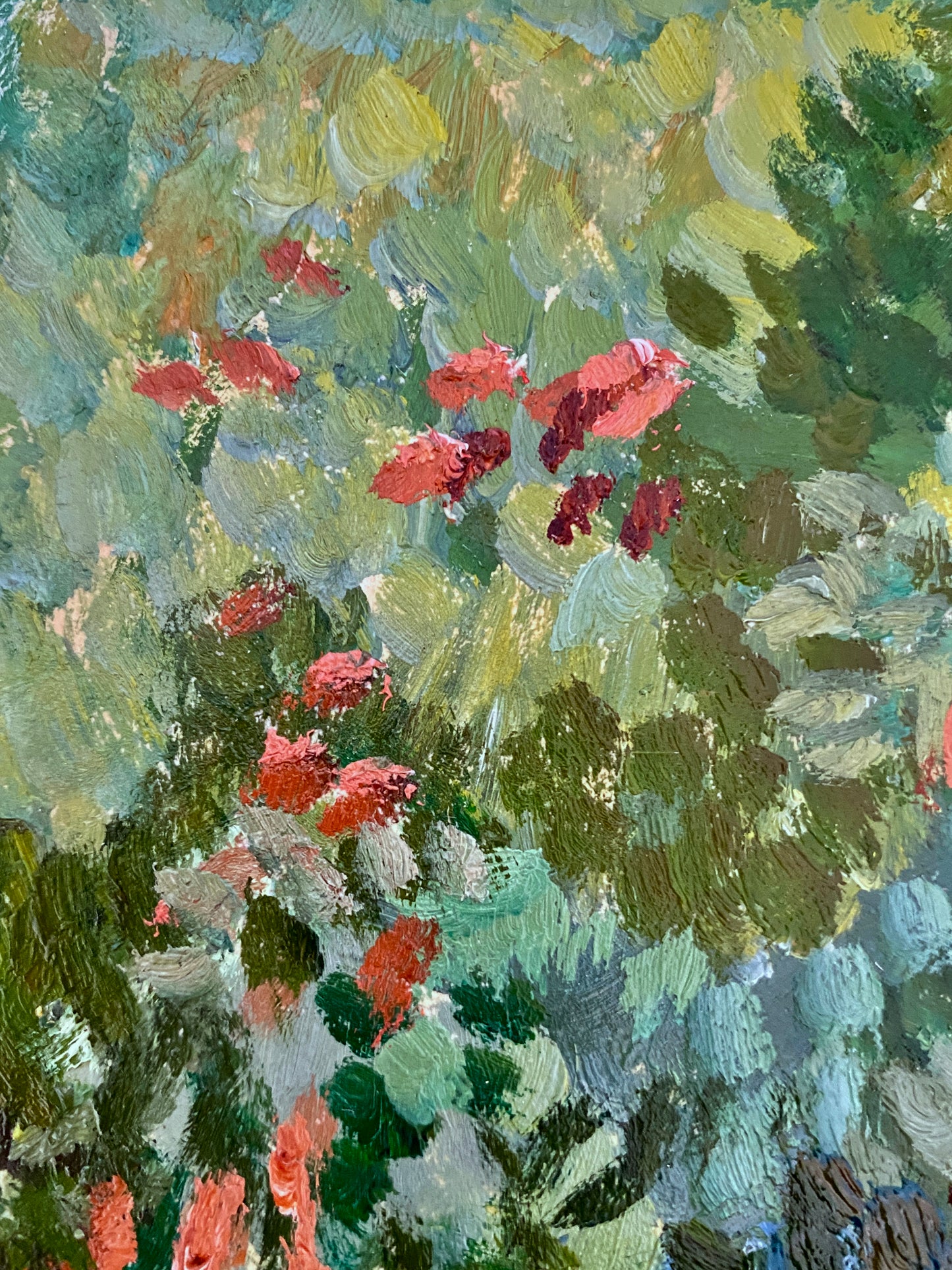 Im Garten. 1980er Jahre.