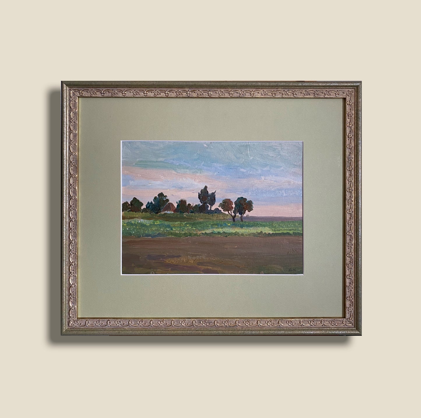 Ländliche Landschaft. 1970er Jahre