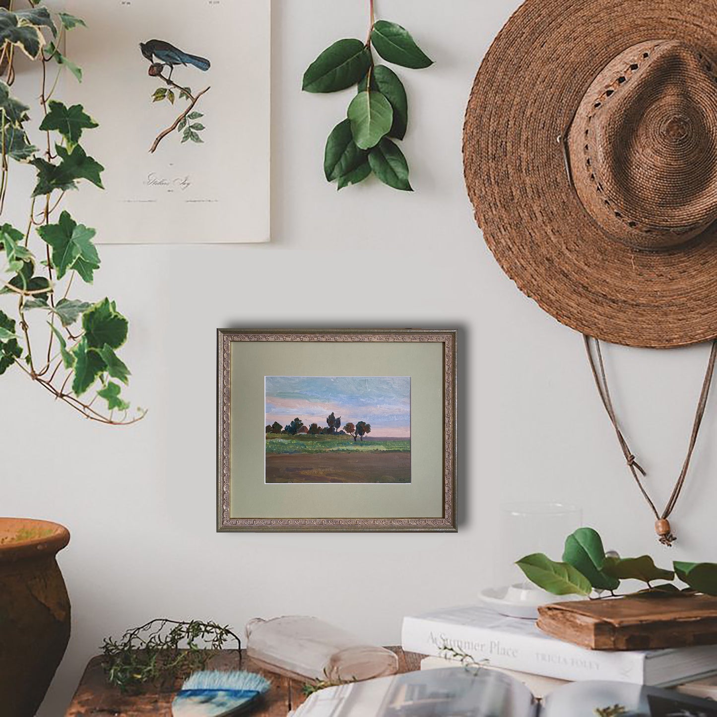 Ländliche Landschaft. 1970er Jahre