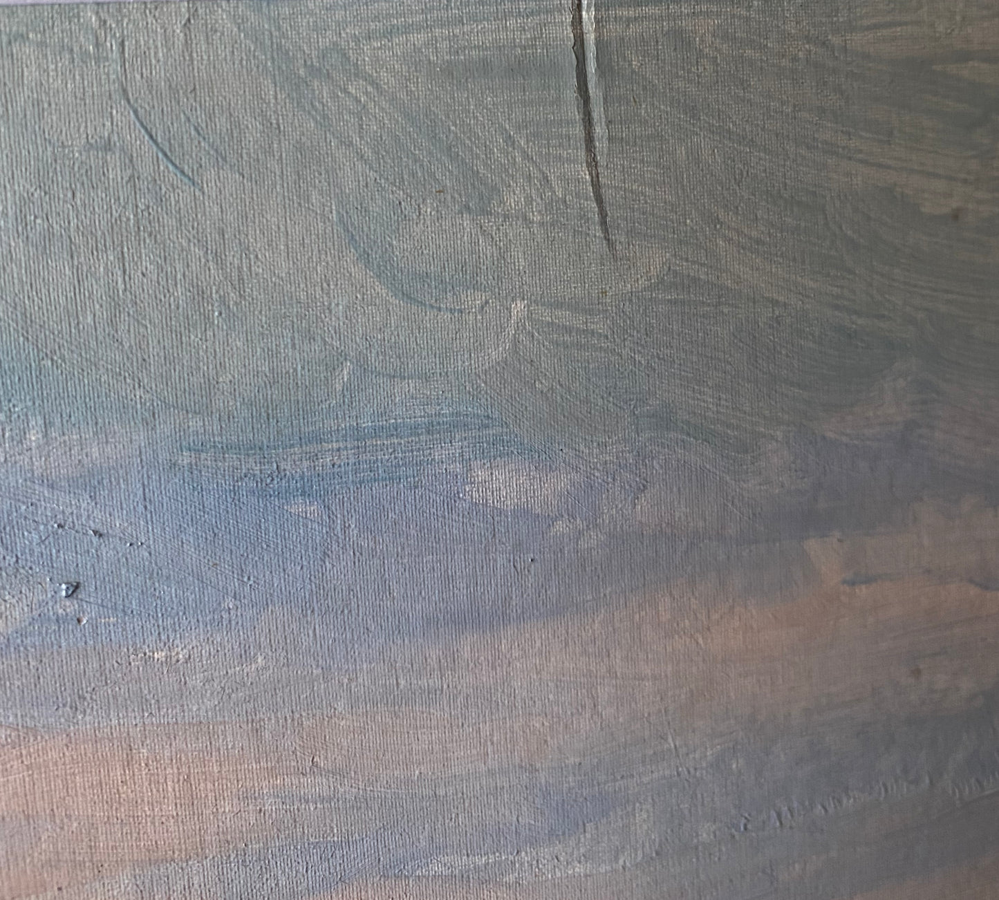 Ländliche Landschaft. 1970er Jahre