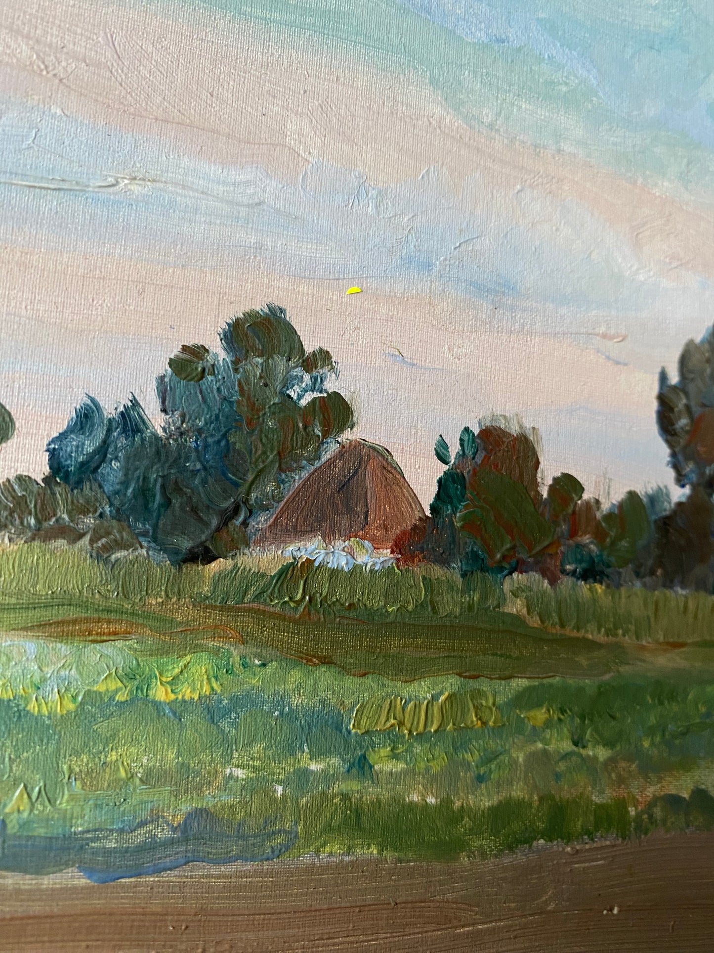 Ländliche Landschaft. 1970er Jahre