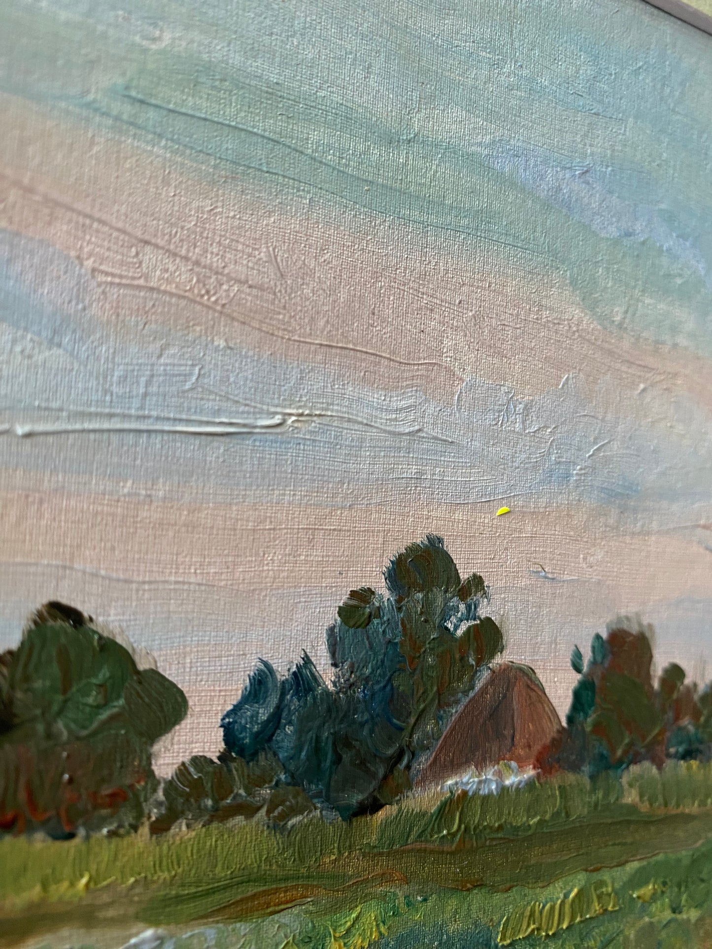 Ländliche Landschaft. 1970er Jahre