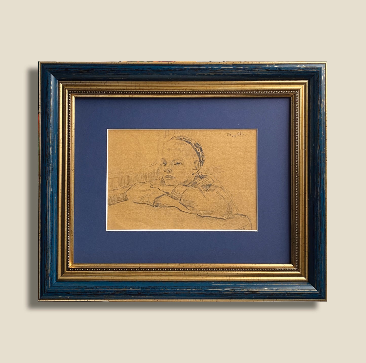 Porträt eines Jungen. 1961.