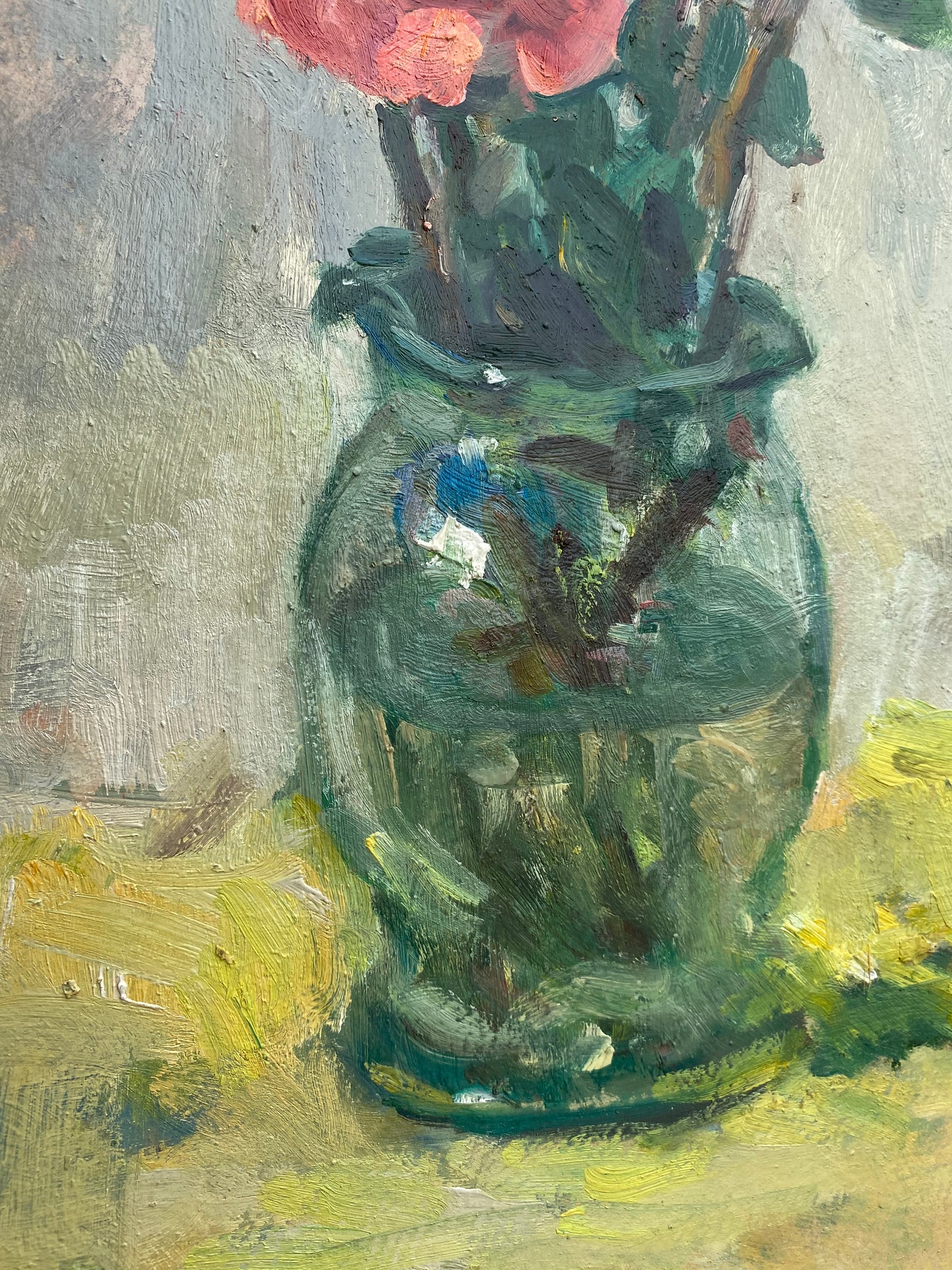 Rosen in einer Vase. 1990er Jahre.
