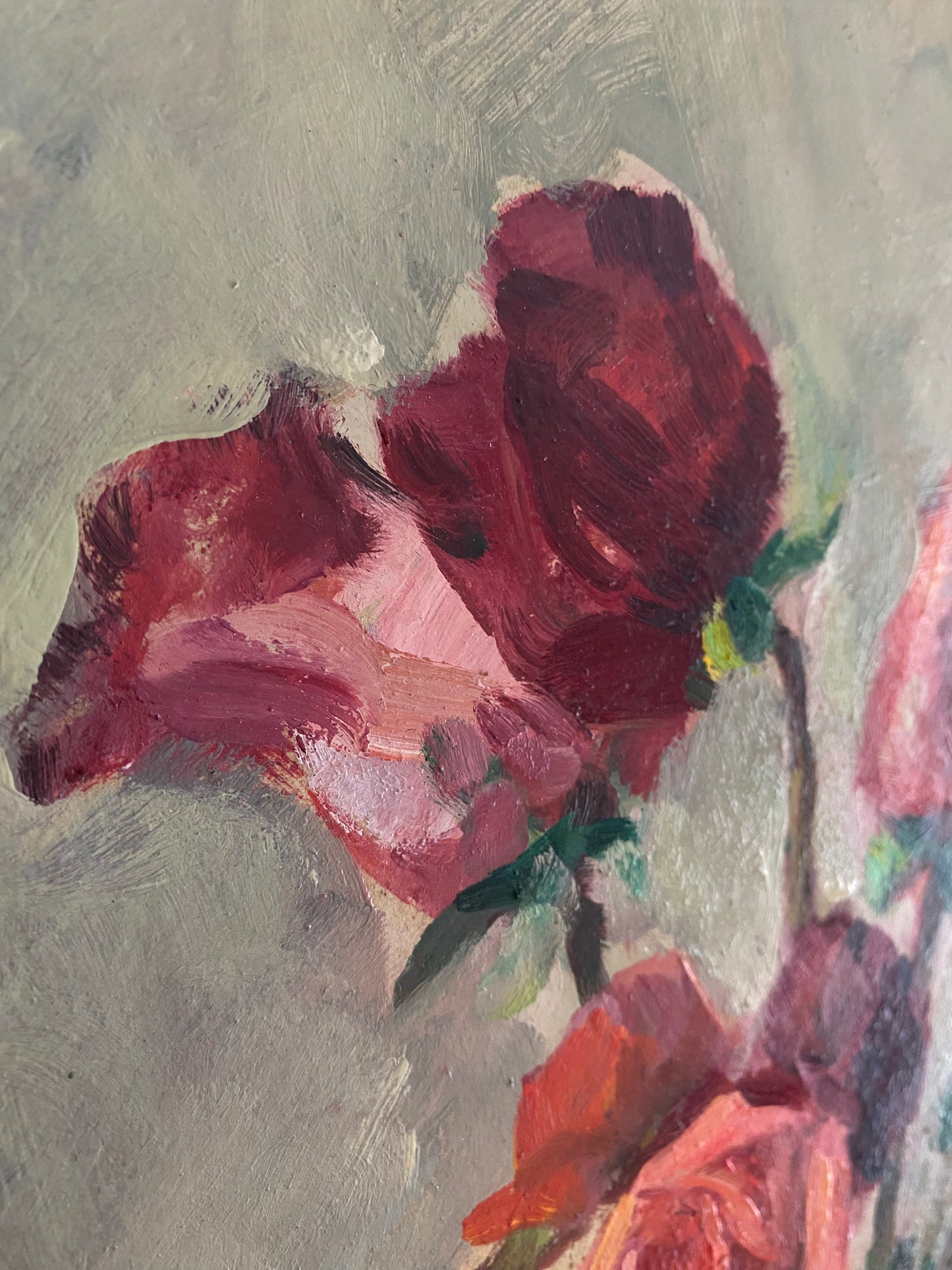 Rosen in einer Vase. 1990er Jahre.