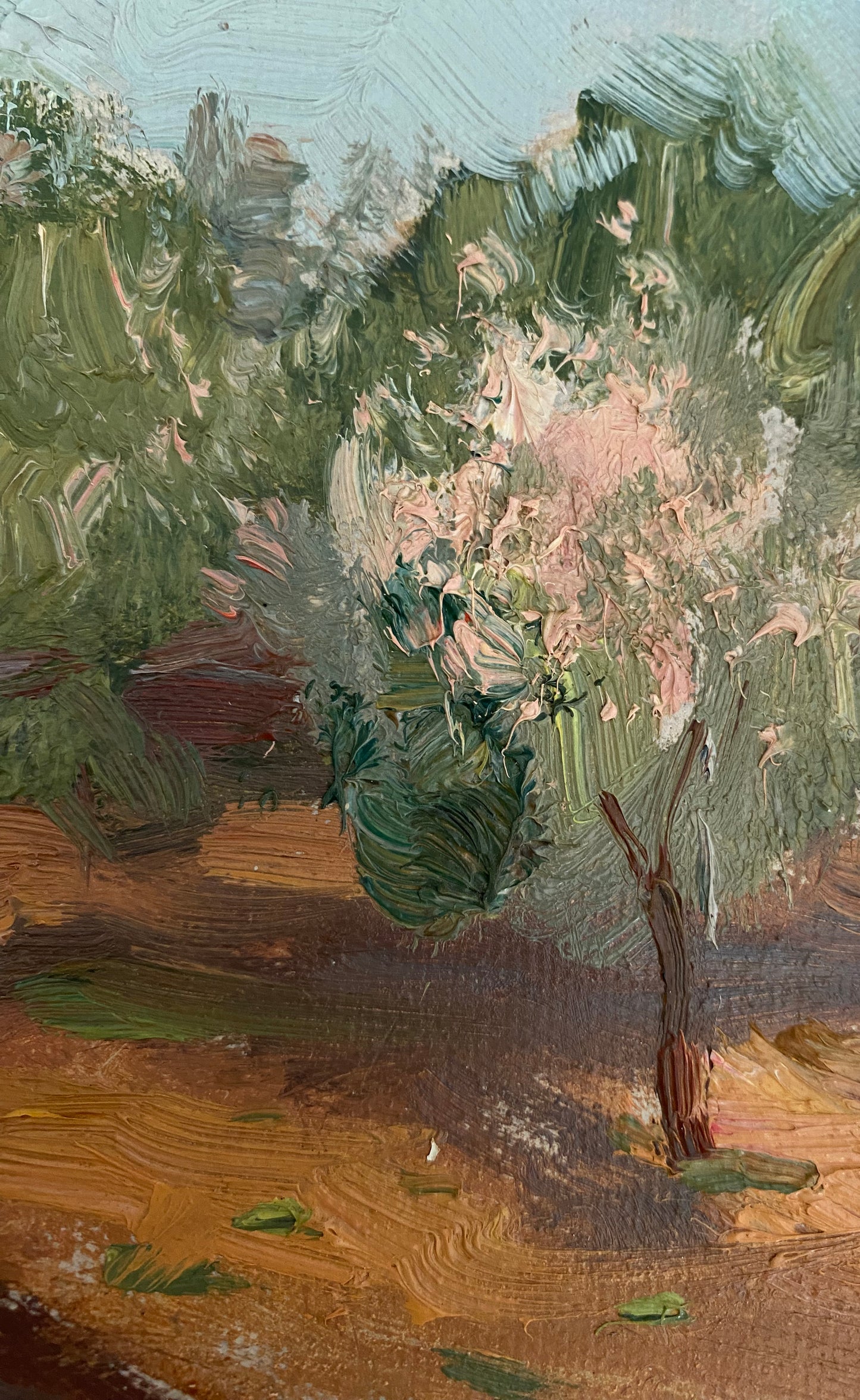 Frühlingsgarten-Landschaft. 1955.